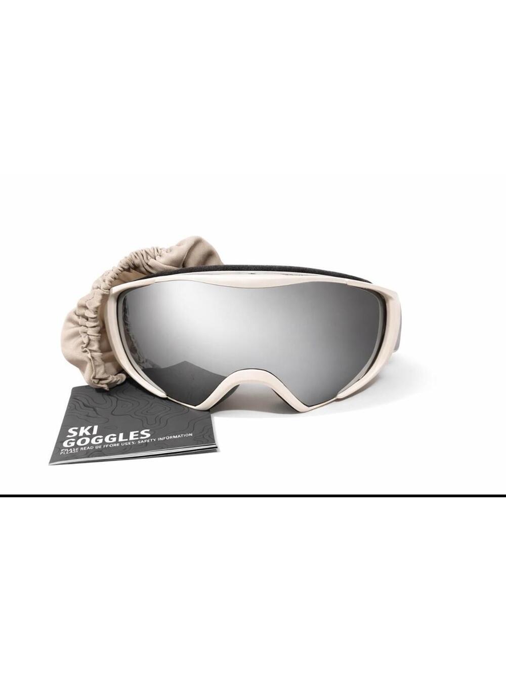 Outdoor White Master Snow Ski an Snowboard OTG Goggles w/ Pouch SKU 801796
